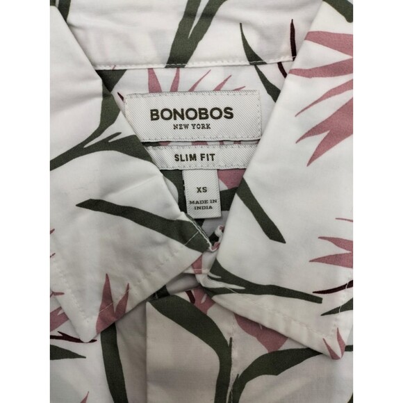 Bonobos Riviera Short Sleeve Men's Shirt Floral Buttondown Slim Fit XS 283357 - Picture 11 of 11